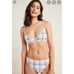 NWT Anthropologie Checkered Veronica Bikini Set Swimsuit Plaid Two Piece Swim