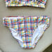 NWT Anthropologie Checkered Veronica Bikini Set Swimsuit Plaid Two Piece Swim