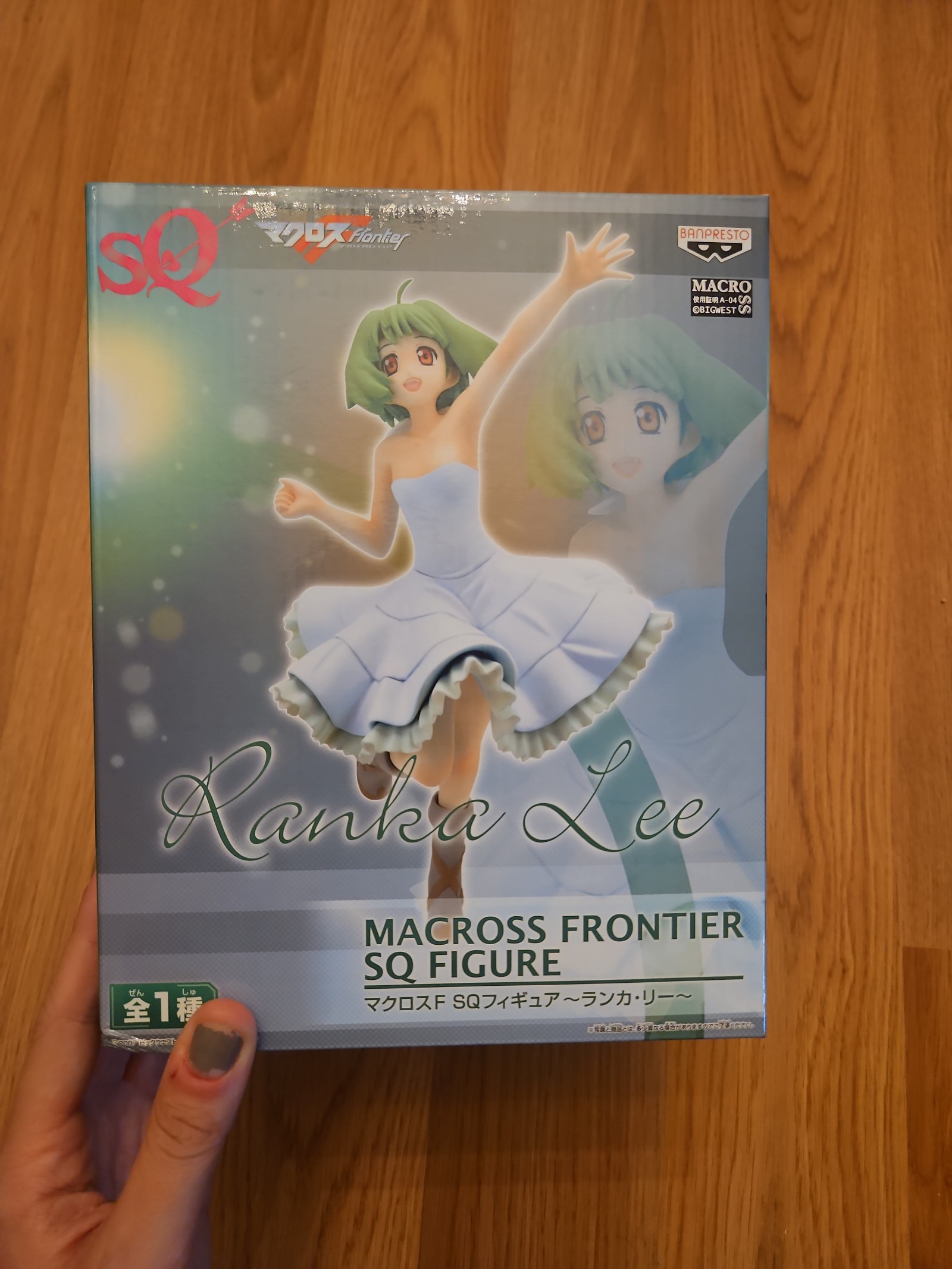 Sealed 2007 Macross Frontier SQ Figure Ranka Lee banpresto new old stock