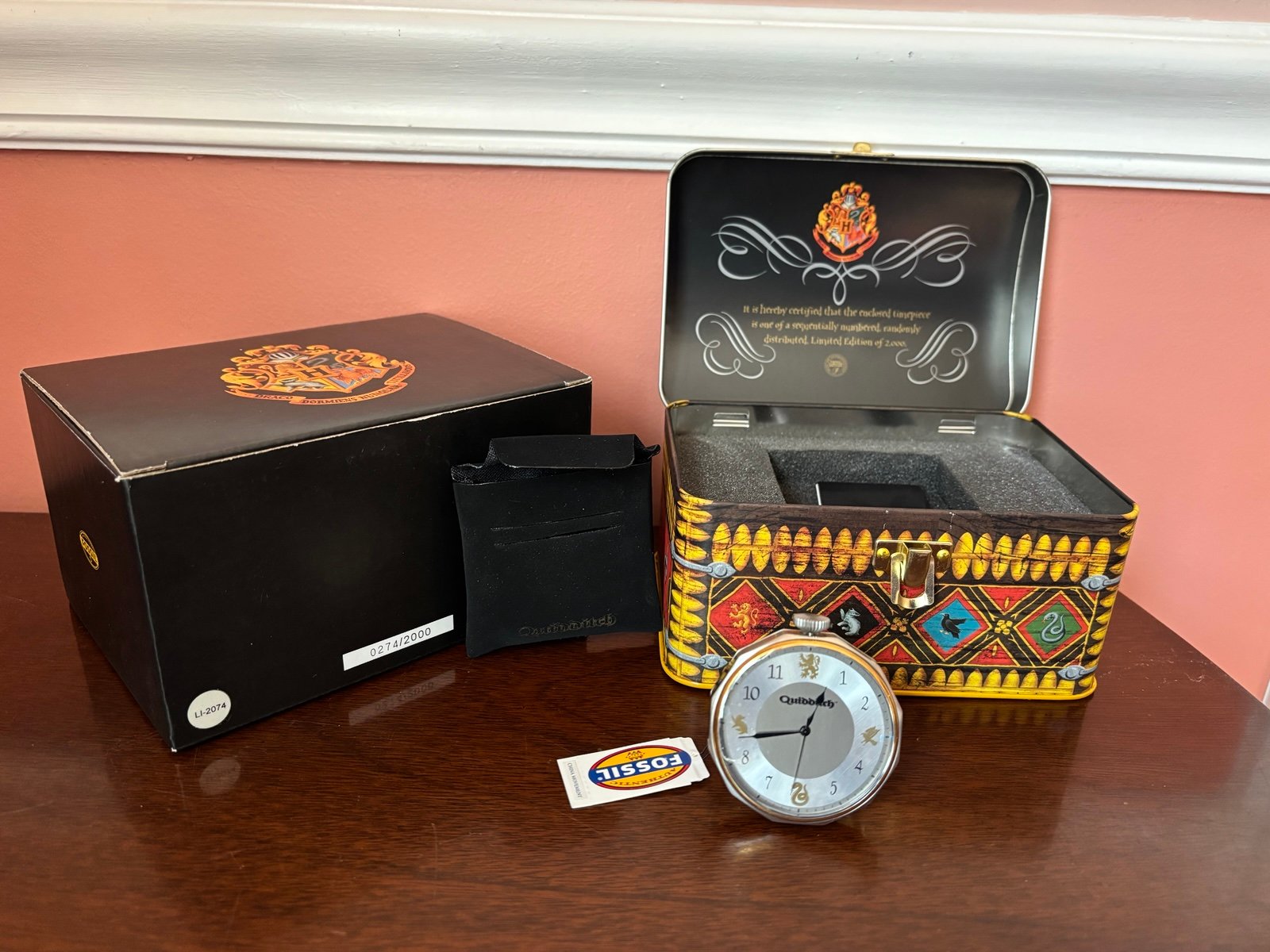 Limited Edition Fossil Harry Potter Quidditch Collector Watch NIB