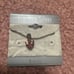 New silver sterling pink heart chain necklace pendant marcasite jewelry