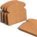 Funny Coasters for Adults & Kids, Cool Cork Coasters Set of 4, Absorbent Drinks