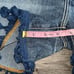 DRIFTWOOD Connie Shorts Embroidered Tassel Hem Blue Wash Size 26 Bohemian EUC