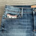 DRIFTWOOD Connie Shorts Embroidered Tassel Hem Blue Wash Size 26 Bohemian EUC