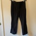 Derek Lam 10 Crosby Crop Flare Trouser Black Sz 10