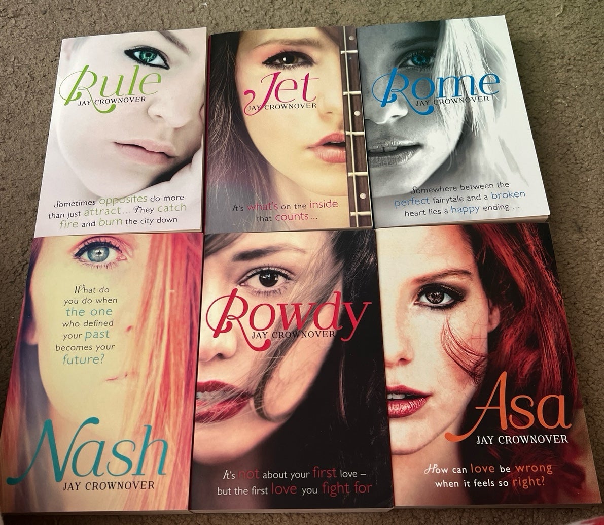 UK Version signed Marked Men Series by Jay Crownover