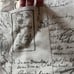 Z Handmade Letter Print Apron Linen Cotton Popover Wrap Open Back Crafts Cooking