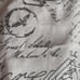 Z Handmade Letter Print Apron Linen Cotton Popover Wrap Open Back Crafts Cooking