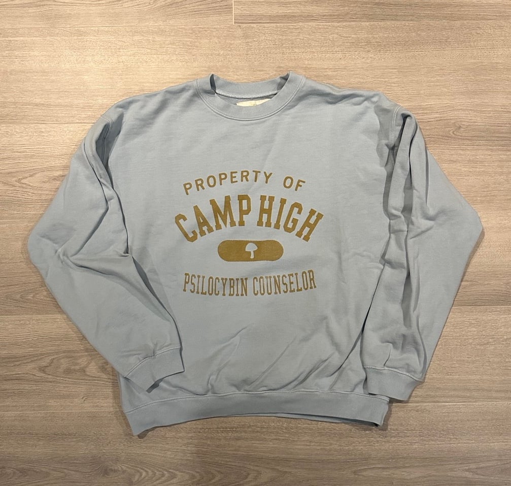 Camp High Psilocybin Counselor Crew Neck Sweatshirt