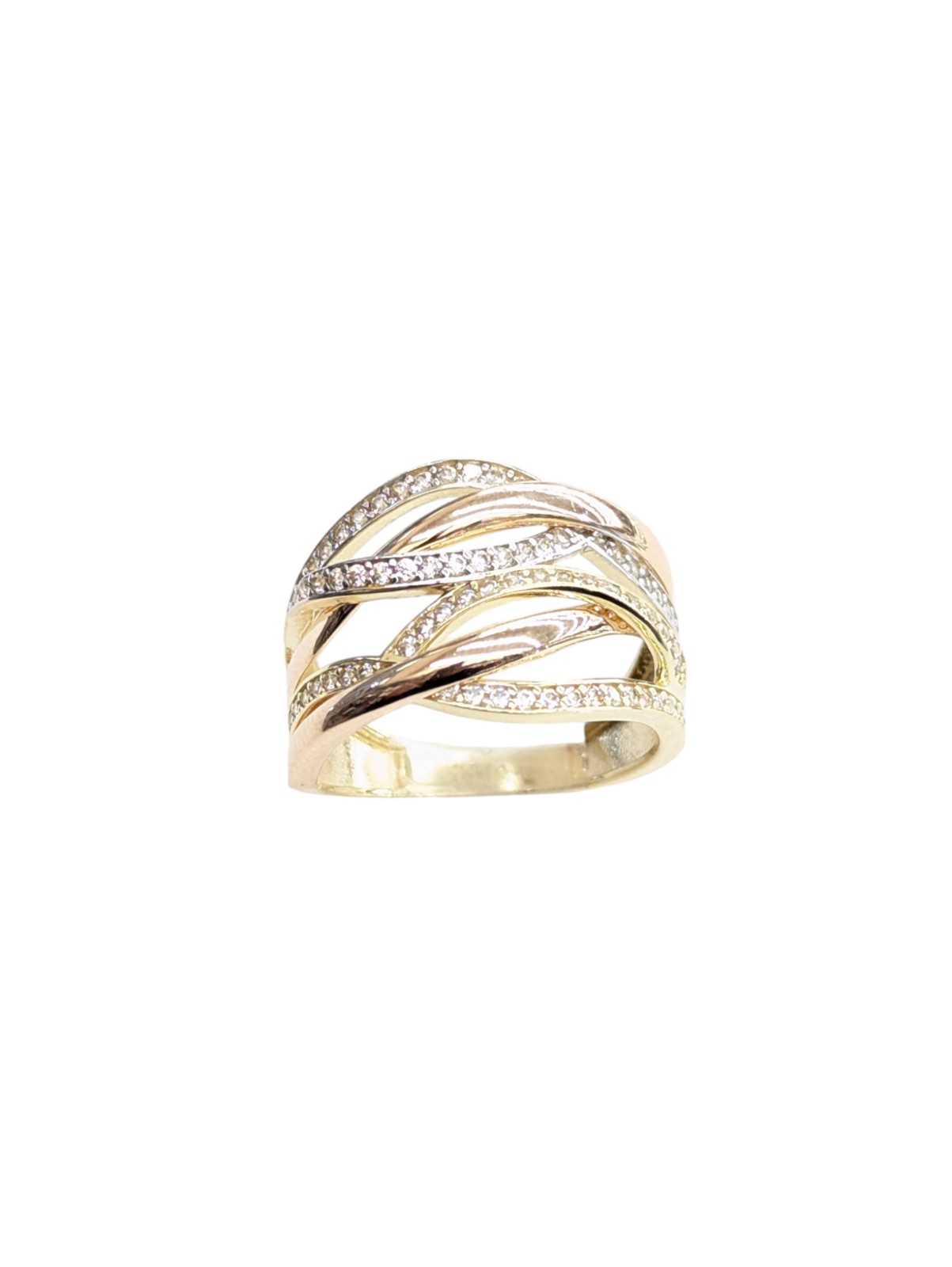 10kt Real Gold Fancy Style Ring For Women