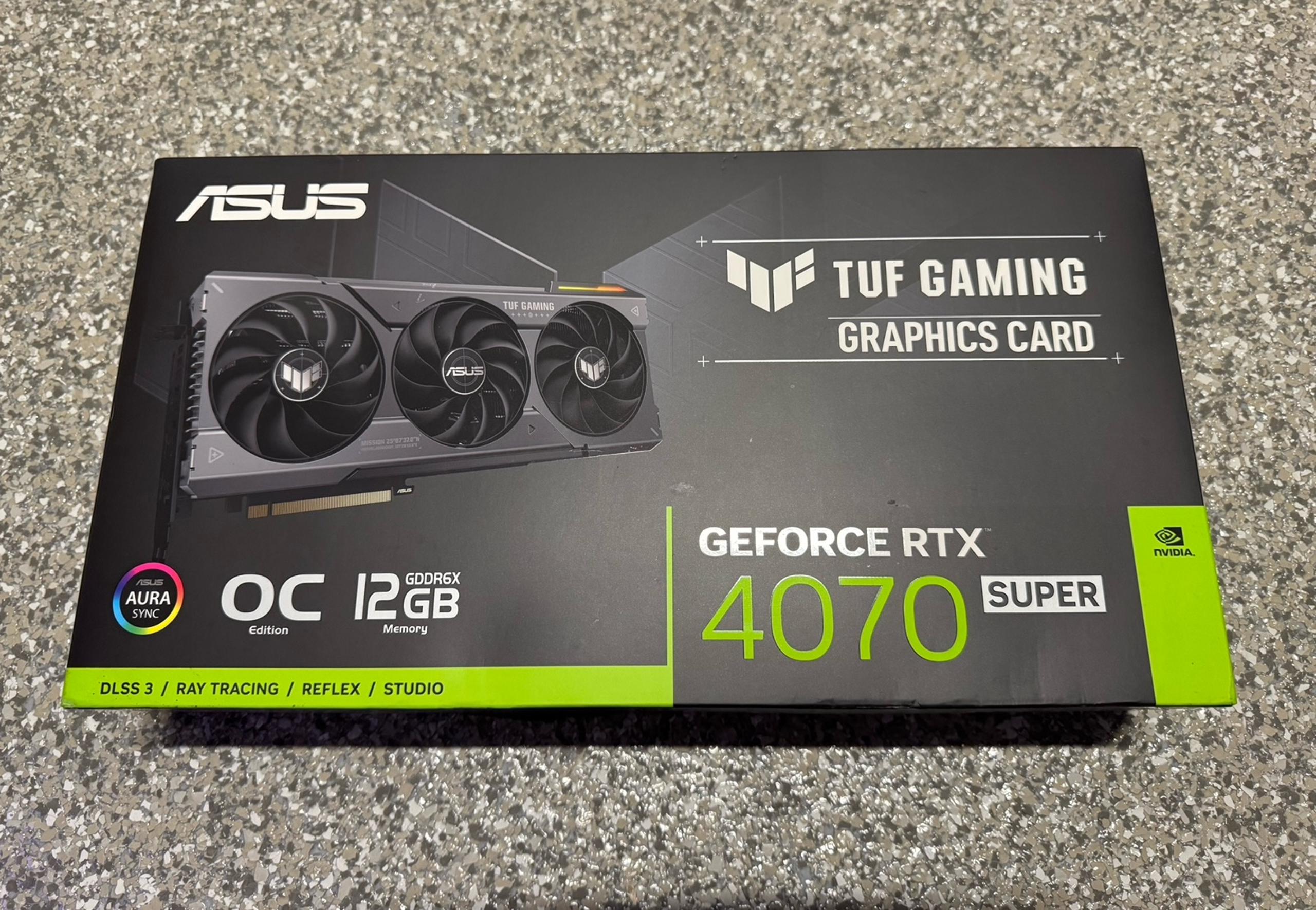 ASUS TUF Gaming GeForce RTX 4070 Super OC Edition Gaming Graphics Card - NEW!