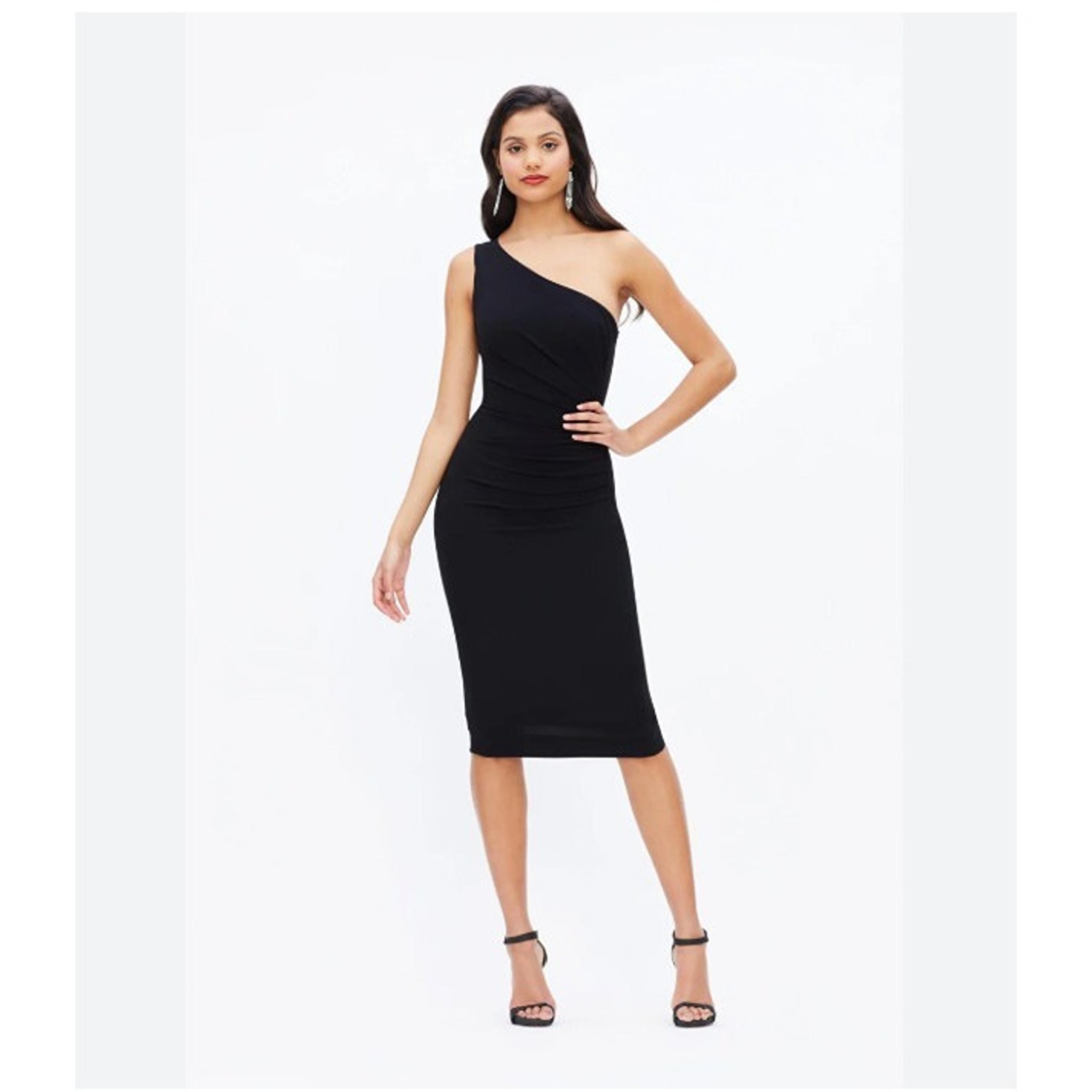 Dress the Population Dress Womens Large Martine One Shoulder Formal Cocktail