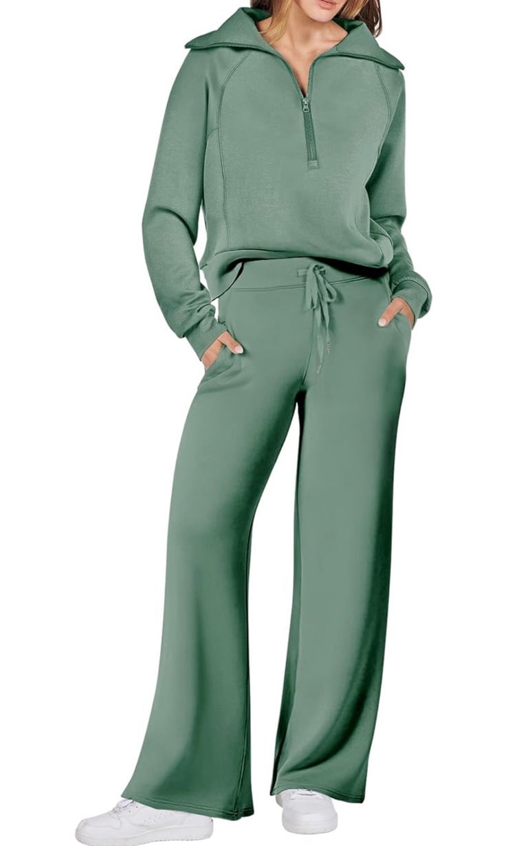 NWOT Anrabess Pale Green Loungewear Tracksuit Size M