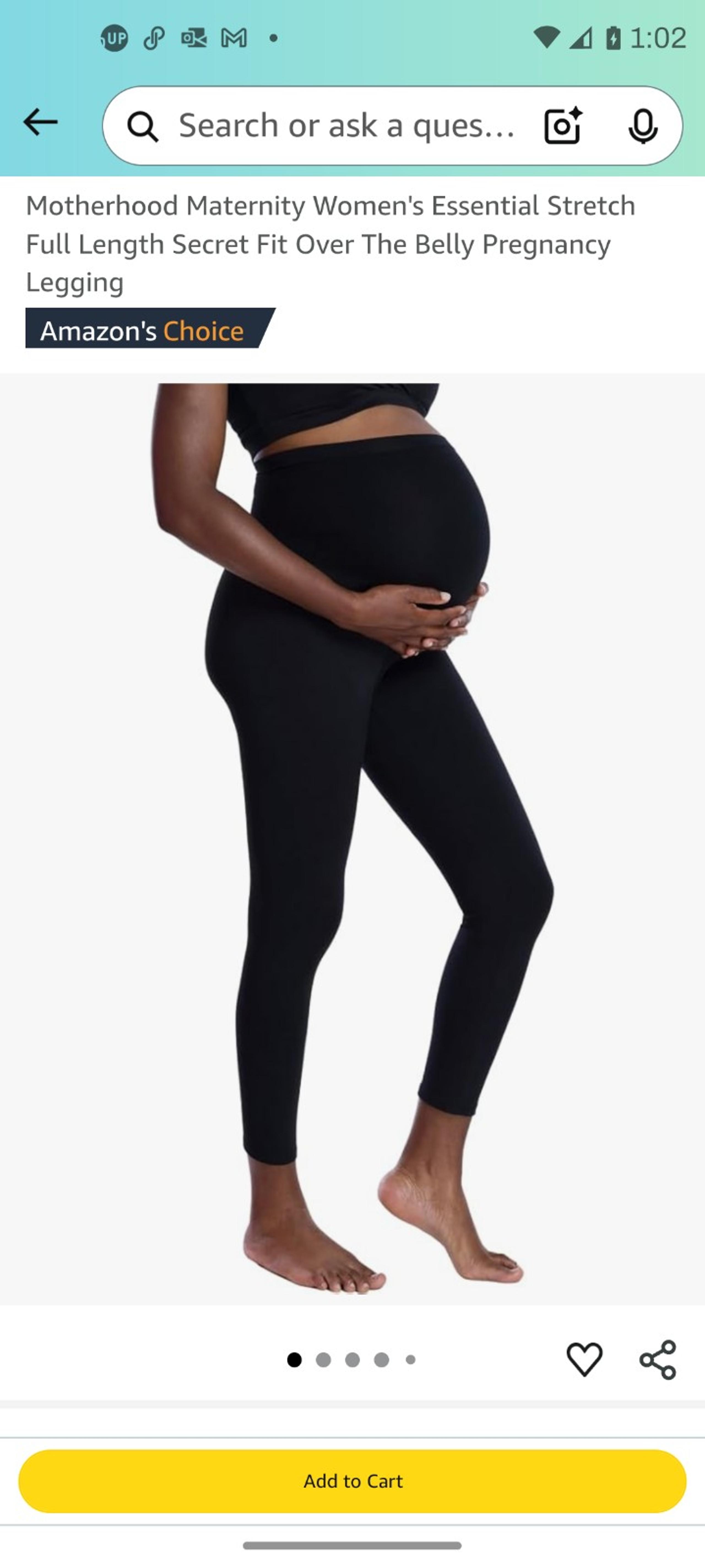 Motherhood Secret Fit Over The Belly Leggings XS