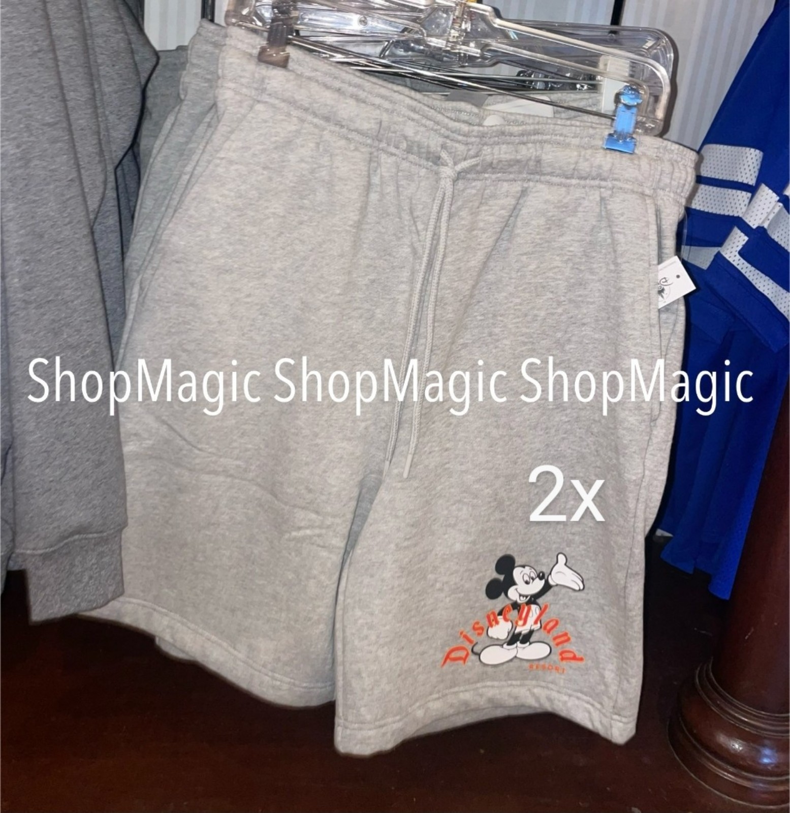 Disney Parks Disneyland Resort Mickey Grey Shorts