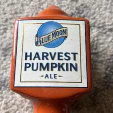 Blue Moon Harvest Pumpkin Ale Tap Handle