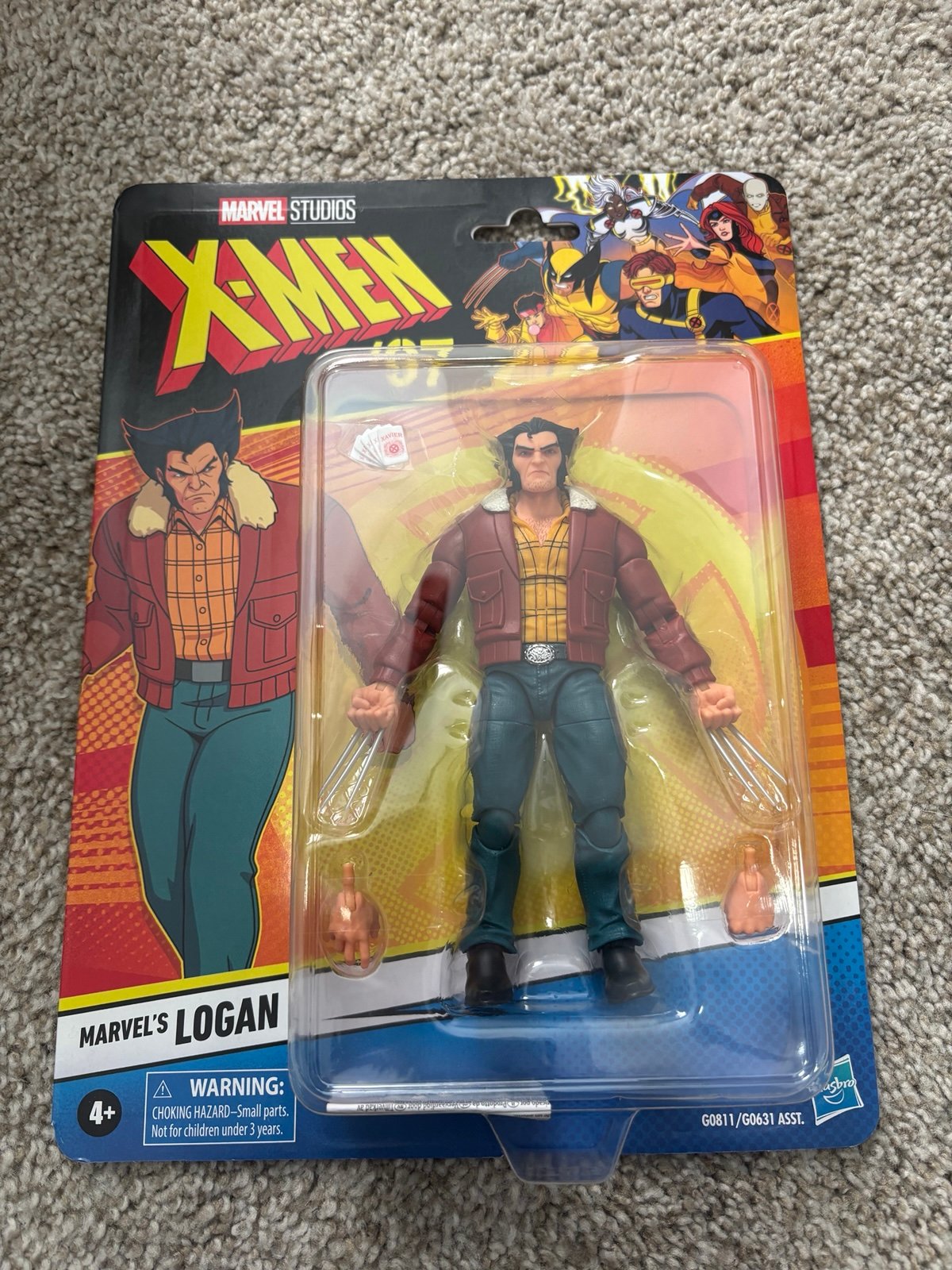 Marvel Legends Retro Card X-Men '97 6" Marvel's Logan Hasbro