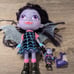 Disney Junior VAMPIRINA Twin Comforter 64 x 86 + Bonus Action Figure Doll Toys