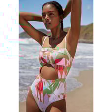 Sanctuary Cutout One-Piece Swimsuit - New Medium