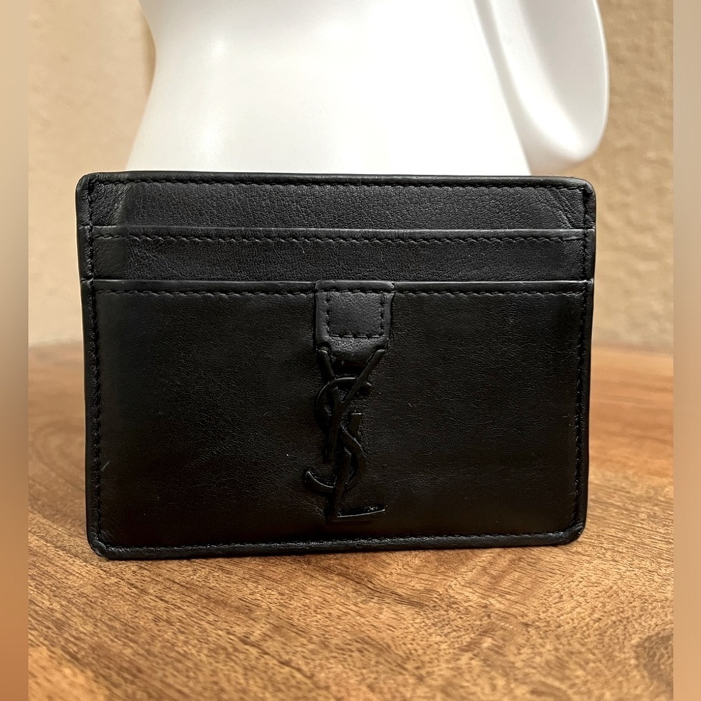 YVES SAINT LAURENT CARD CASE WALLET
