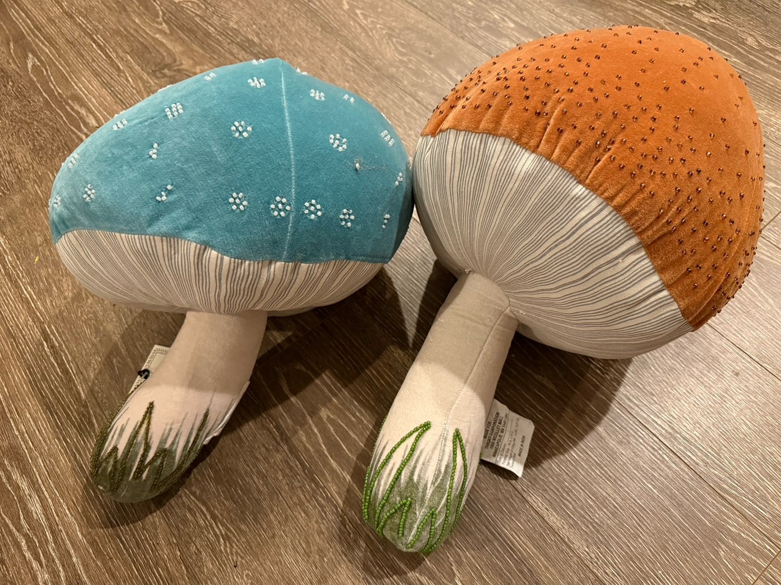 John Derian Mushroom Pillows