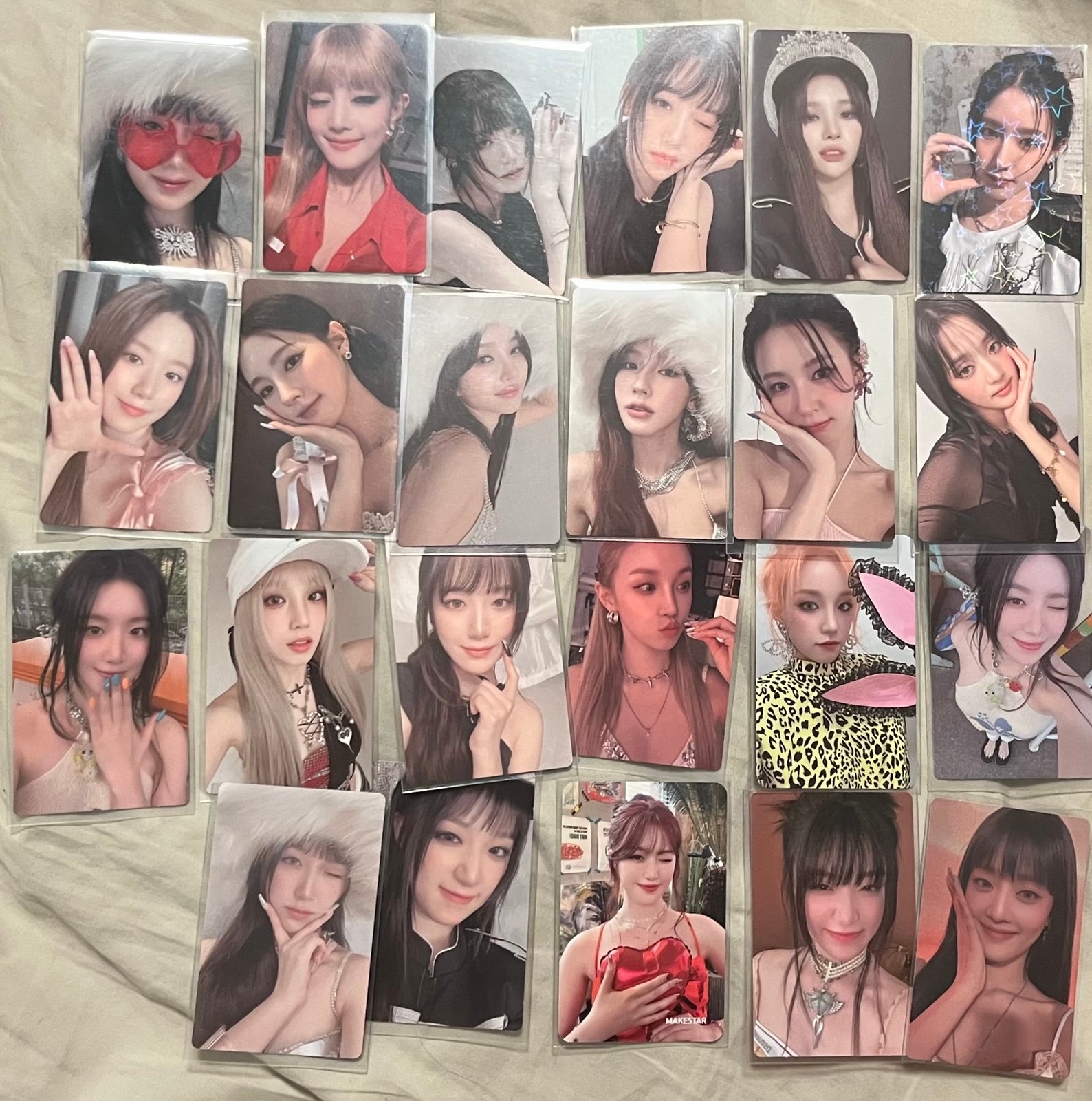gidle photocard set