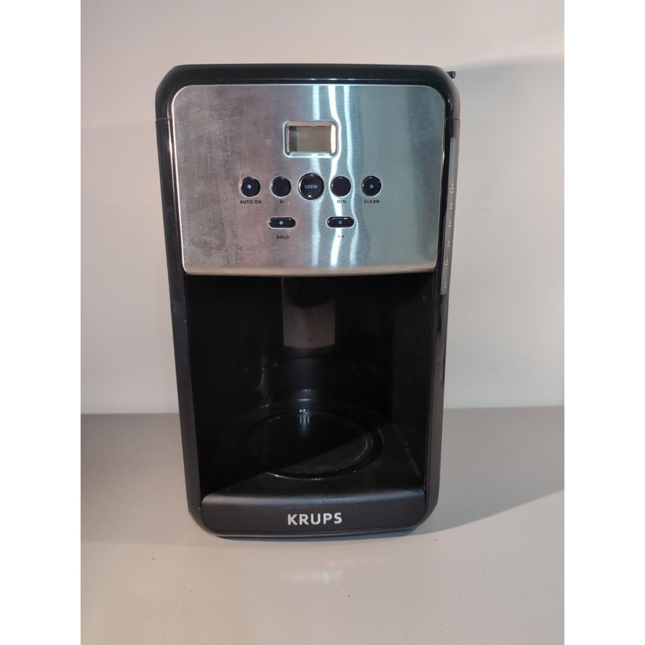 Krups ET351 12-Cup Black/Stainless Thermo Drip Coffee Maker TESTED