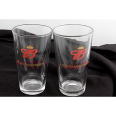 Budweiser Beer Bar Glass Vintage