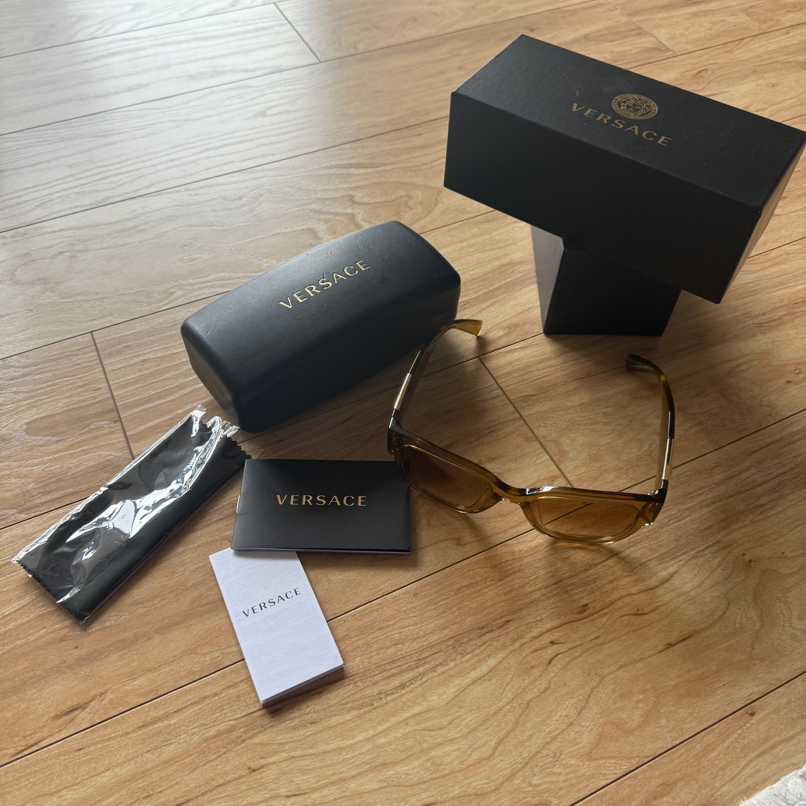 Versace Gold Sunglasses