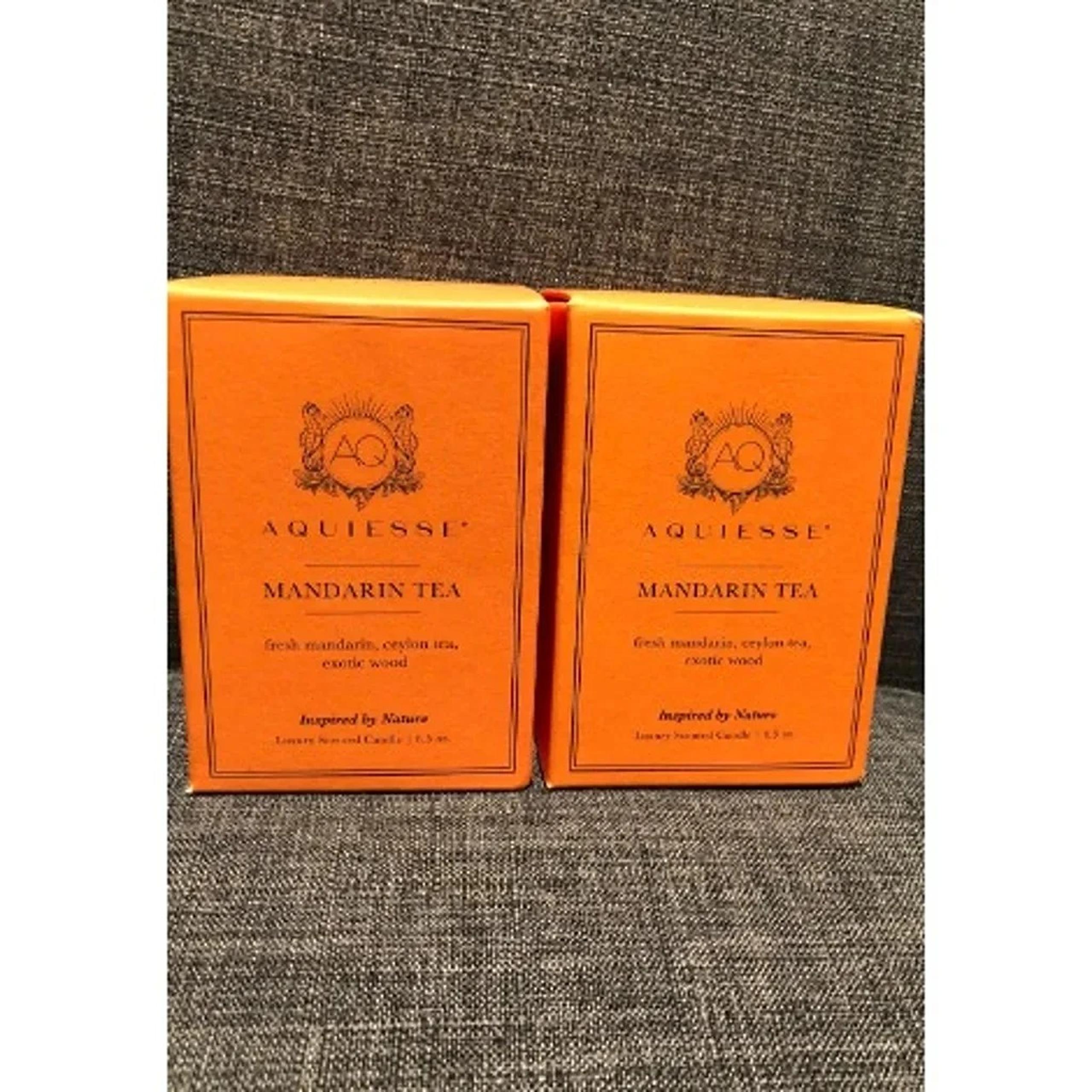 Aquiesse Mandarin tea 6.5 Oz Luxury Scented Candle