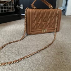Valentino Quilt Leather Crossbody Bag