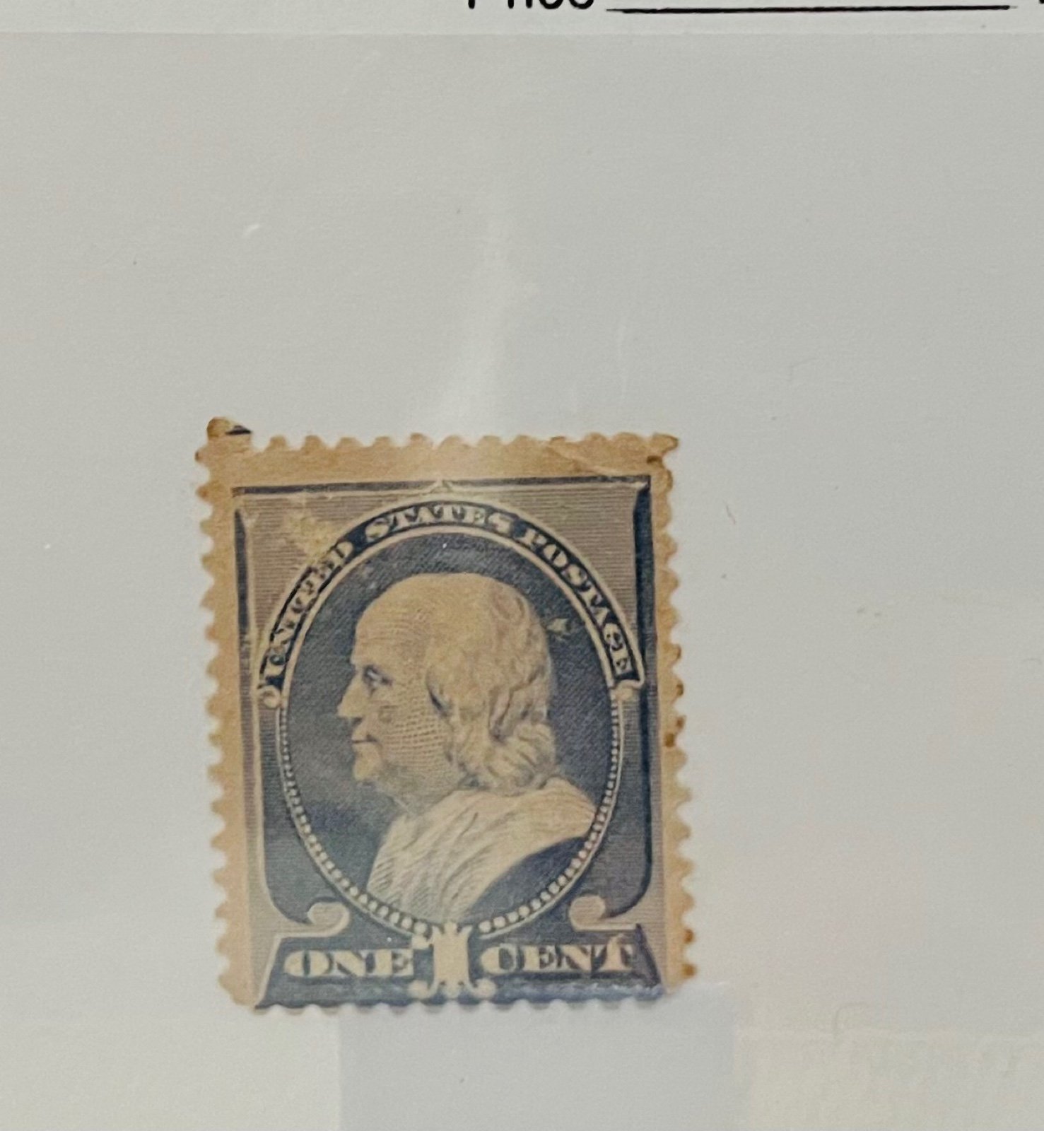 Scott 212 1887 ONE CENT BEN FRANKLIN