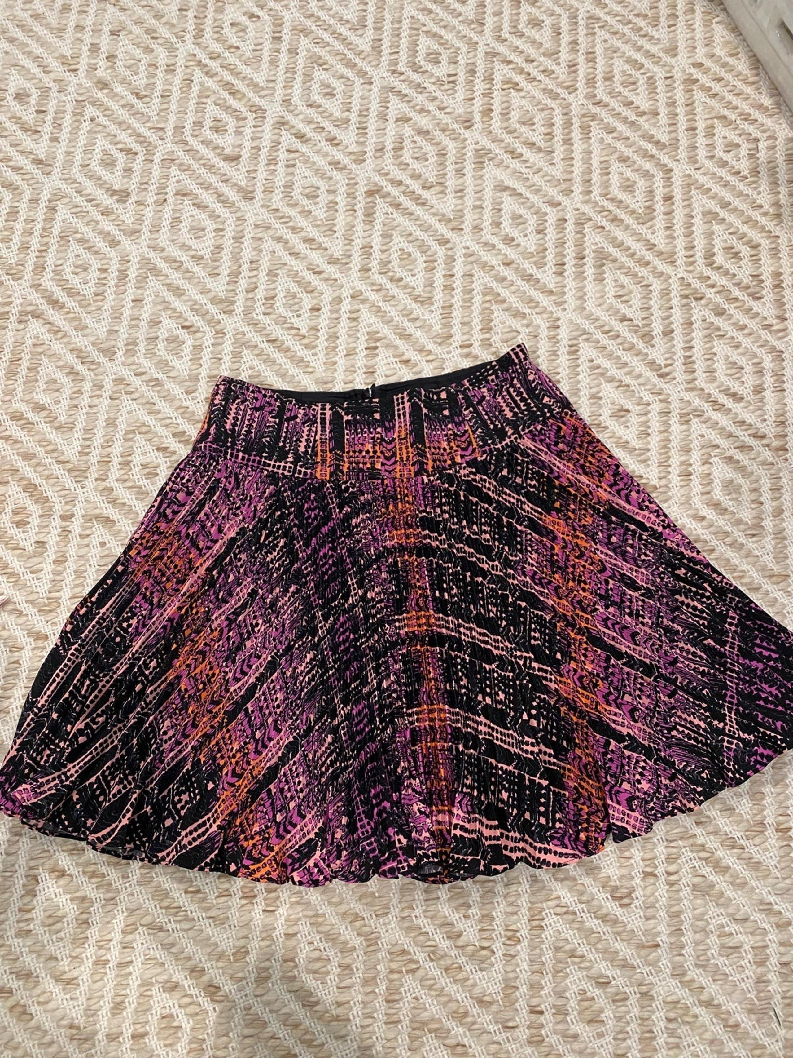 Nanette Lepore Pleated Mini Skirt