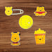 5 Winnie the Pooh Disney Parks Trading Pins, Plus 2 Bonus Pins