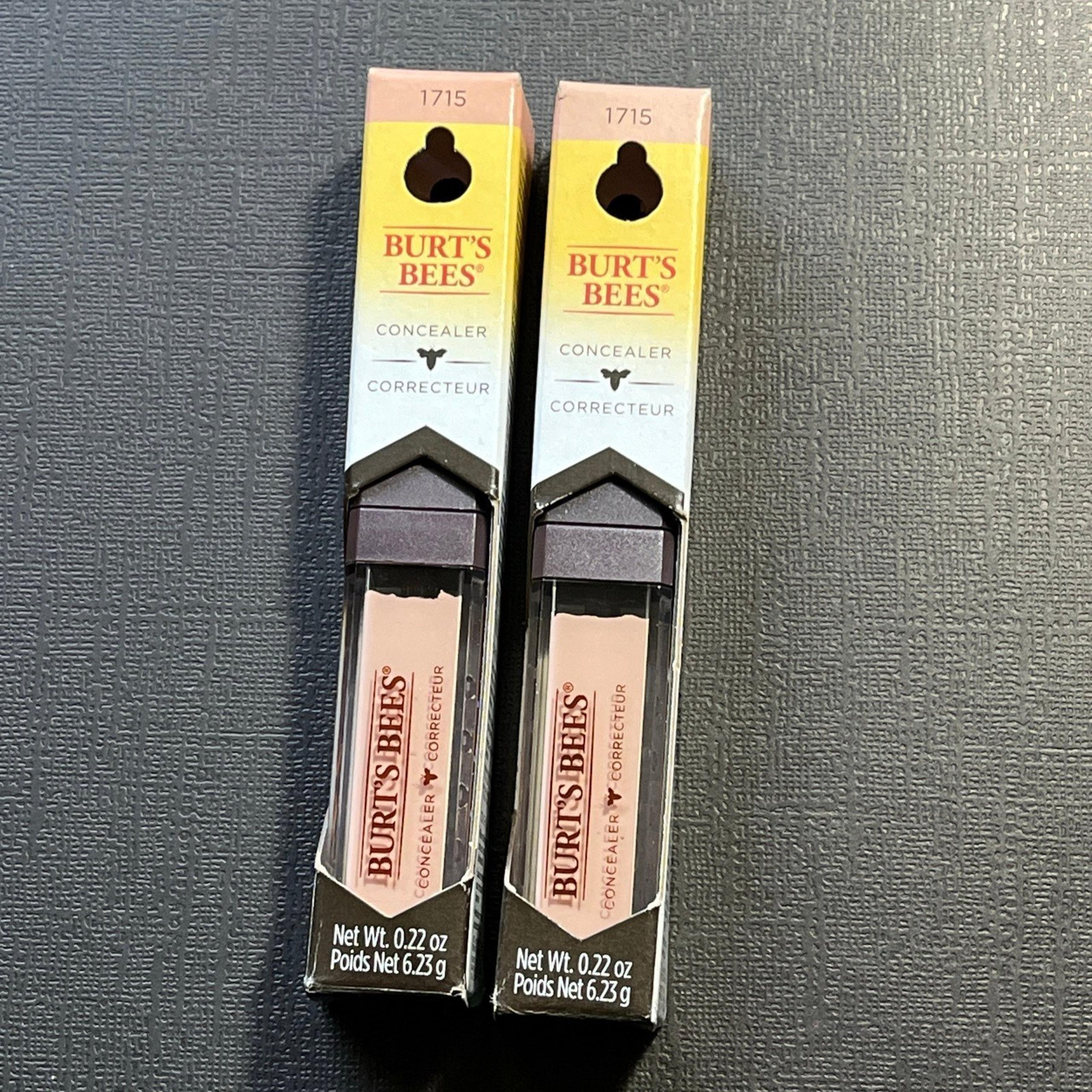 2x Burt's Bees Concealer #1715 Medium/Dark (0.22 oz)