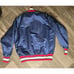 Vintage Wilson Atlanta Braves Blue Satin Jacket Size 42 USA VERY NICE CONDITION