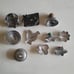 Lot of 10 Vintage 1930s-1960s Cookie/Pastrie Cutters