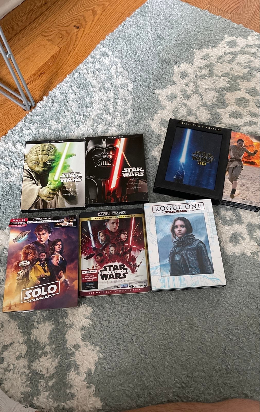 Star Wars Episodes 1-8 BluRay. Collector