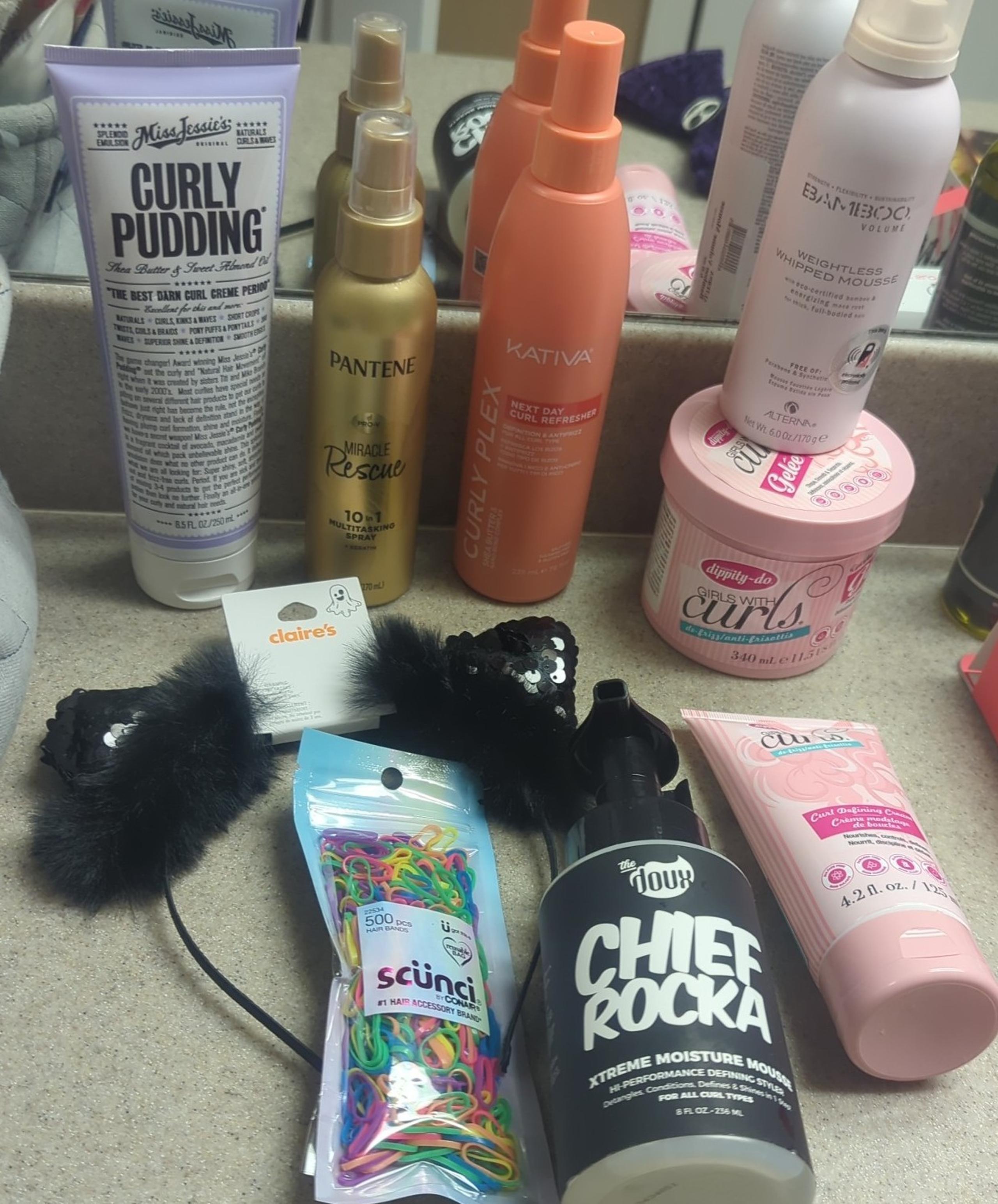CURLY Hair Care Bundle - Girl with the Curls, Pantene, Bamboo, doux, kativa etc
