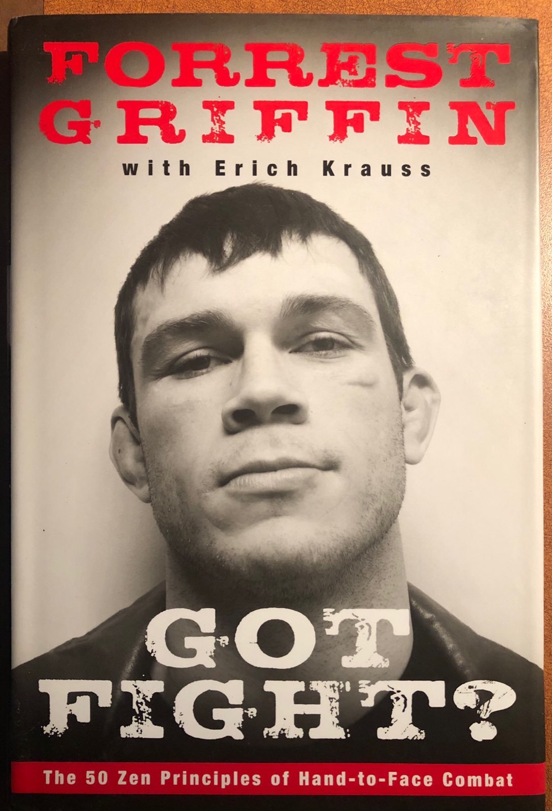 Forrest Griffin Autographed Book