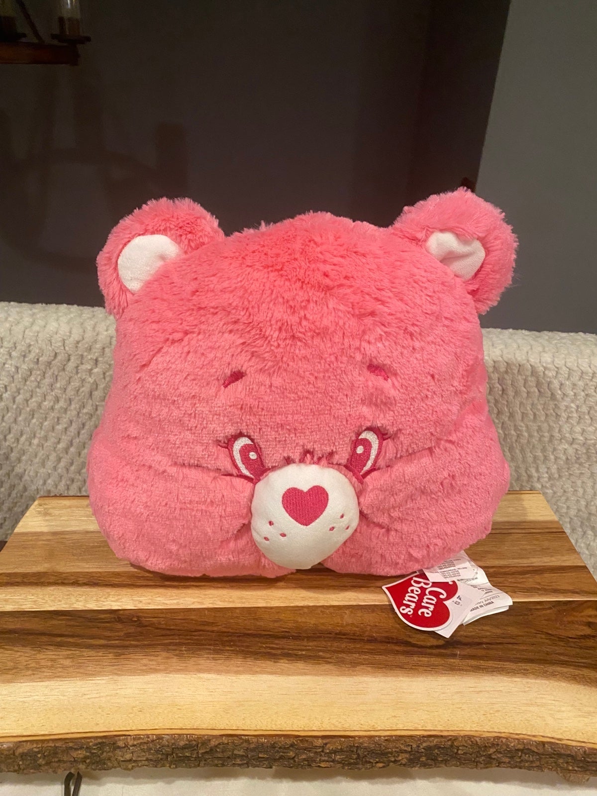 Care Bear Cheer Bear pillow head