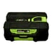 EGO BA2800T 56V 56 Volt 5.0 Ah Lithium-ion Battery & CH2100 Charger Works Great!