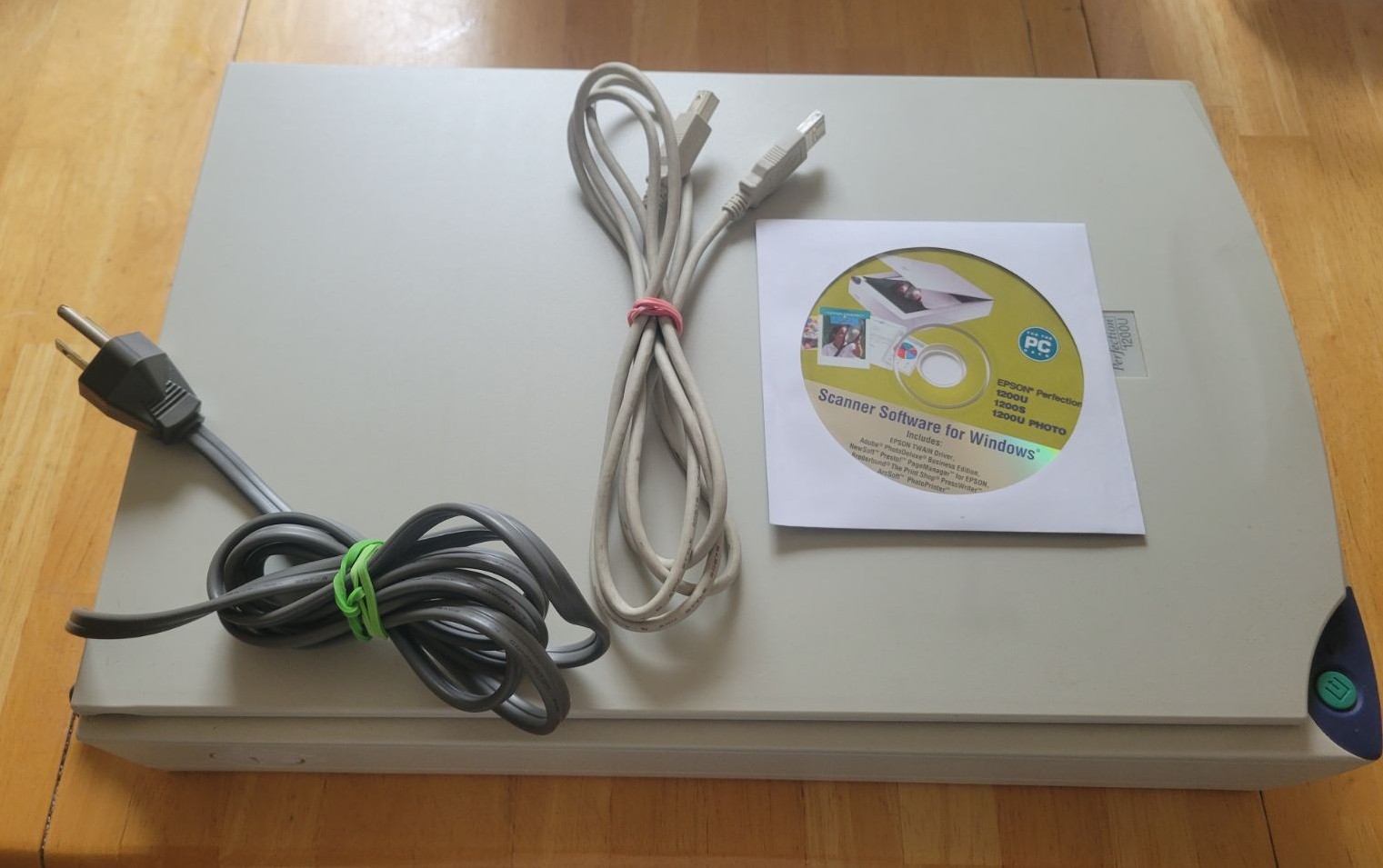 Epson perfection 1200u scanner