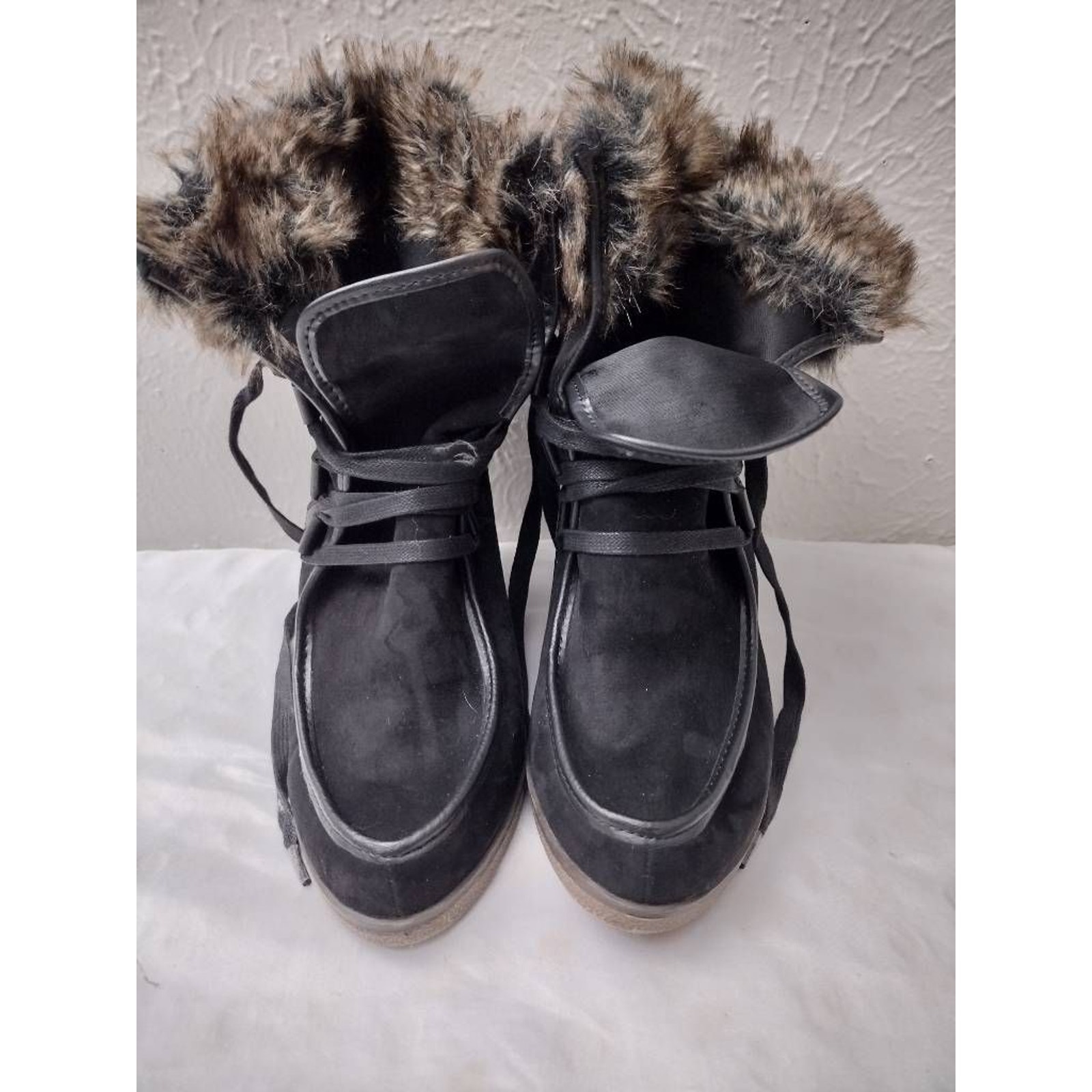 Merona Wedge Heel Boots Mercari