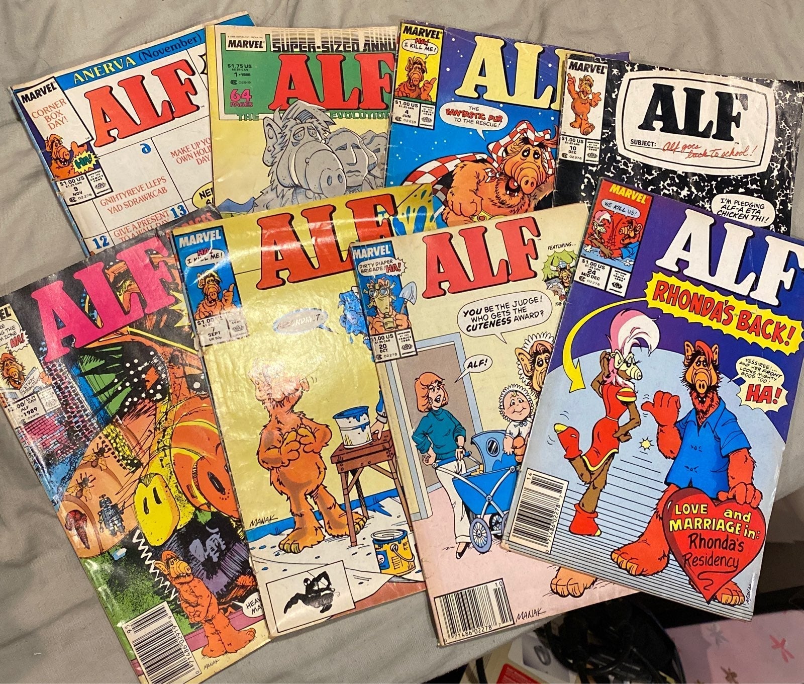 Lot of alf comics