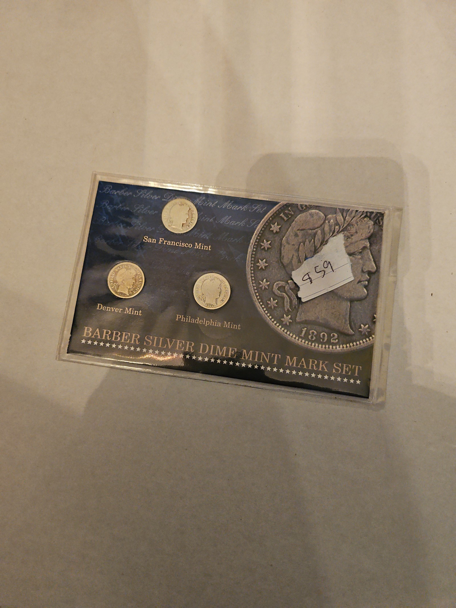 Barbara silver dime mint mark set 1916 1914 1911