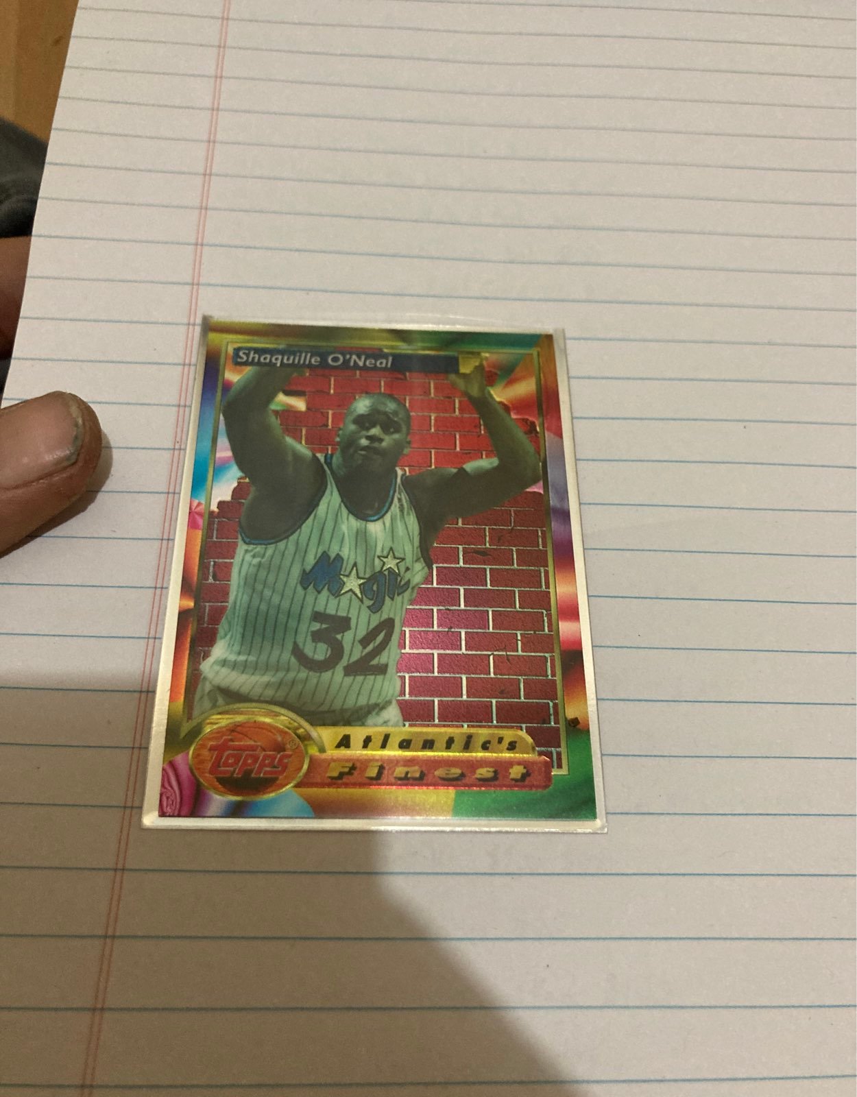 Shaquille O'neal topps atlantics finest
