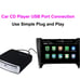 External Car Universal CD Player Machine, Vehicle External USB CD Player for Car