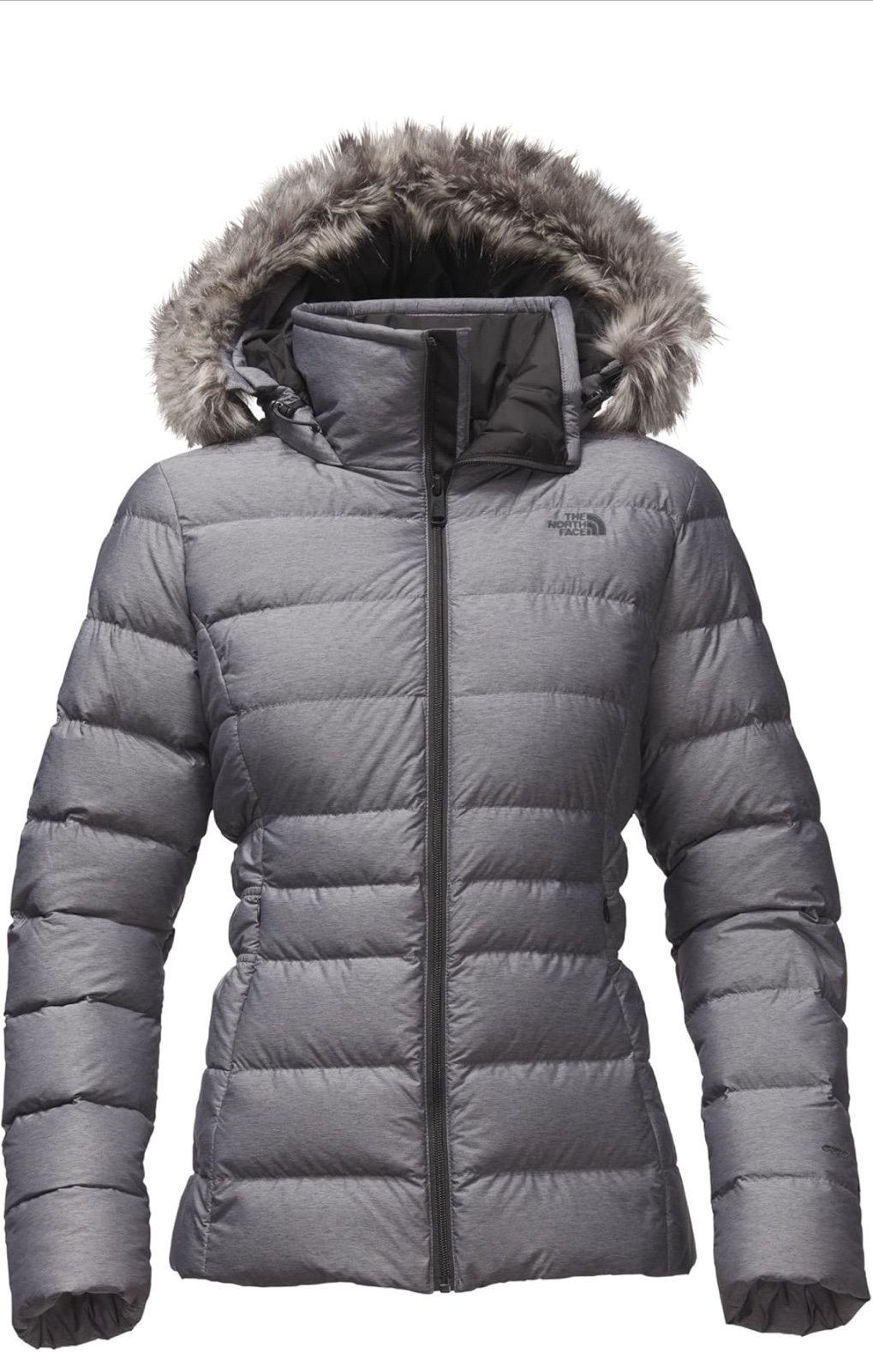Womens Sz M The North Face Gotham Parka II grey business casual puffer Jacket