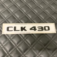 BRAND NEW 3D Adhesive CLK 430 Gloss Black Badge Emblem fits Mercedes Benz CLK430